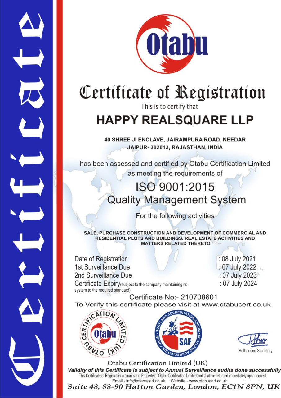 ISO Certificate